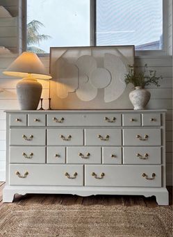 Solid wood dresser