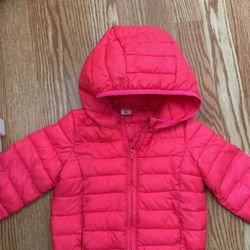 Baby Gap Pink Puffer Jacket 12-18 Months 