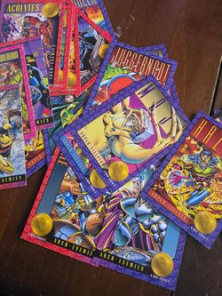 32 Cards of 1993 sky box x-men series 2