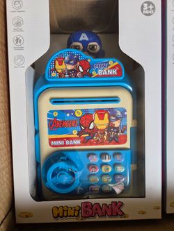 Avengers Mini Bank Toy ATM for Kids