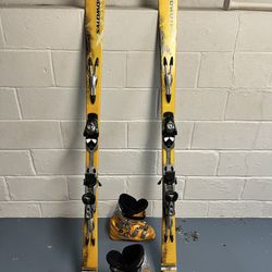 Salomon X Scream 179 cm skis, 8.5 boots and bindings 