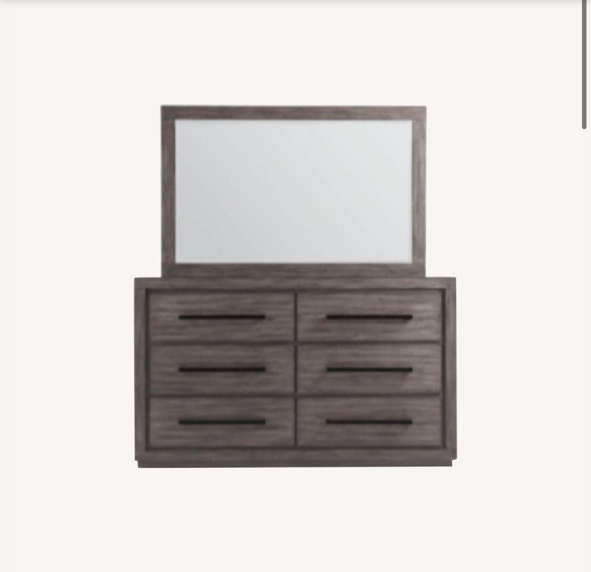 Bob’s Elements Dresser with Mirror - 6 Drawer