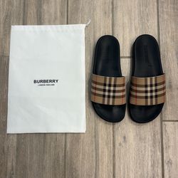 Burberry slides