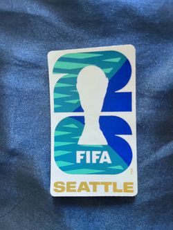 FIFA world cup Seattle patch with velcro