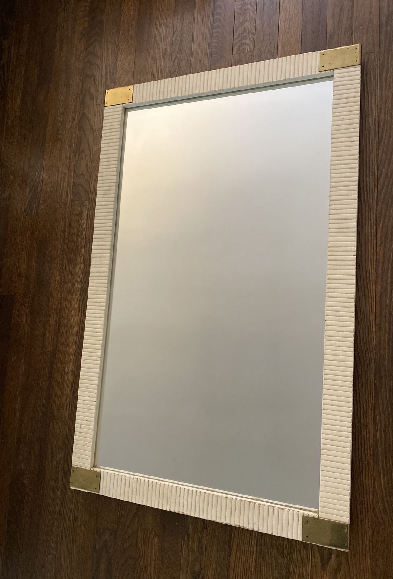 Vintage Fluted Trim Mirror