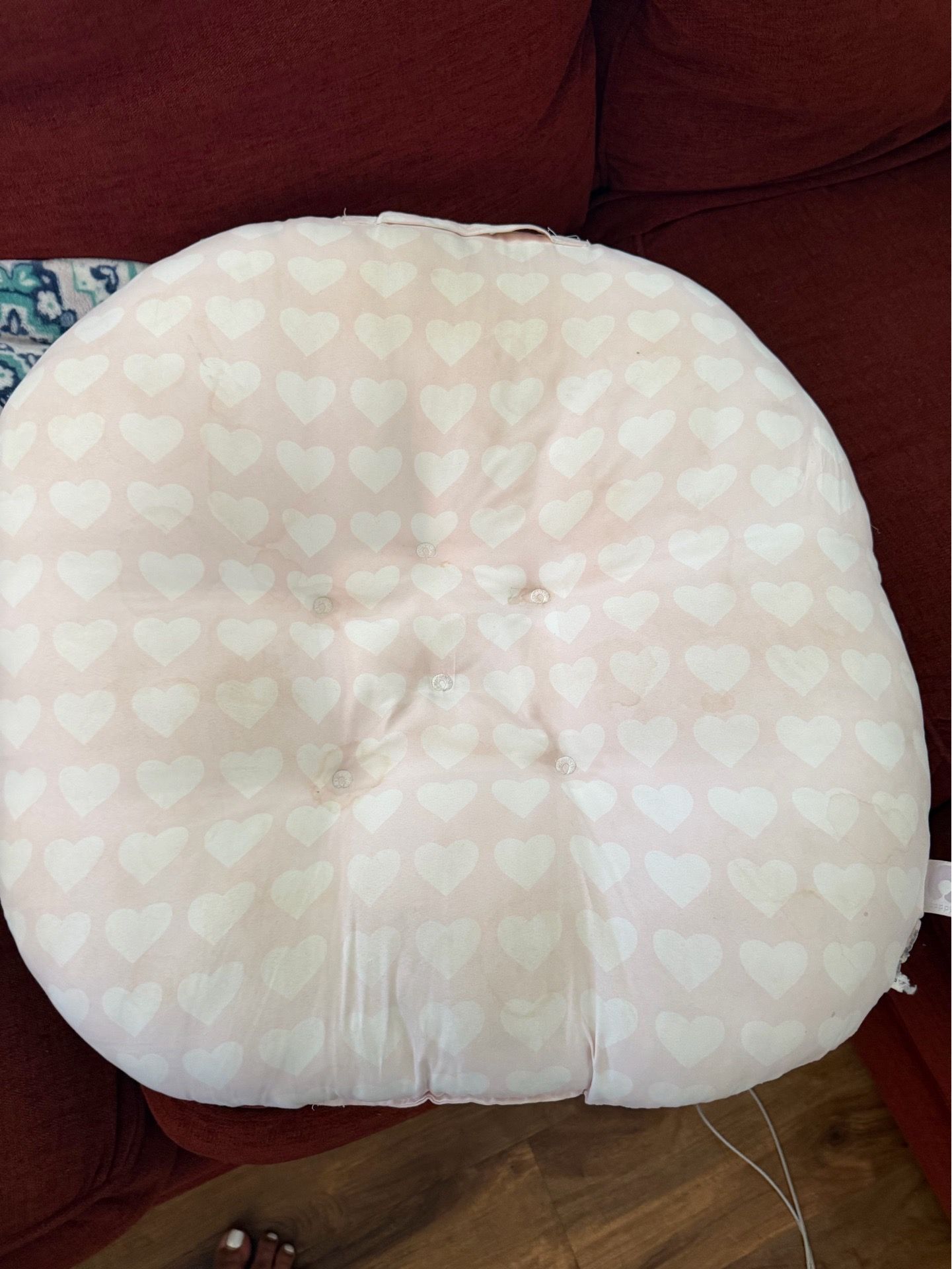Boppy lounge baby pillow