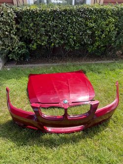 2006-2011 bmw 328i front bumper and hood