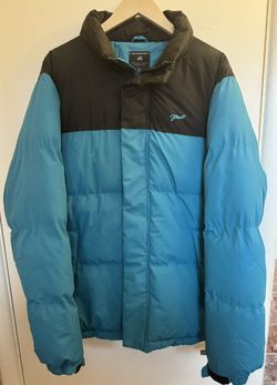 Women’s Ski Teal/Black Full Zip Puffer Jacket HA Outerwear Brand Street Design