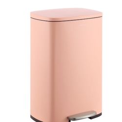 HPM1006G Connor Rectangular 13-Gallon Trash Can with Soft-Close Lid  Fingerprint Resistant, Modern, Minimalistic for Home, (BC6)