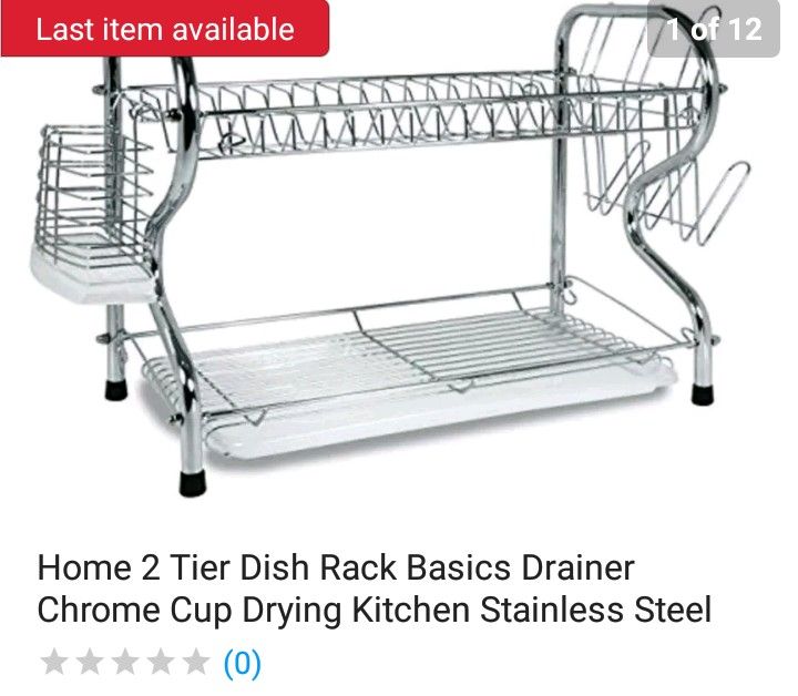 2-Tier Dish Rack Drainer - hotis home