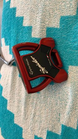 TaylorMade Spider Tour Double Bend Putter With Original Shaft Super Stroke 3.0 Grip Good Condition 33.5” 