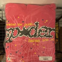 Sp5der P*nk V2 Hoodie 'Pink'