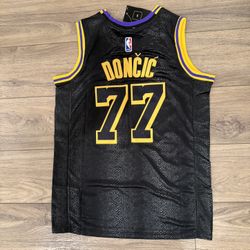 LA Lakers Luka Doncic Black Mamba Stitched Jersey, S To 4xl