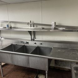 3 Compartment Sink