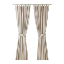 Ikea Rosenkvitten Tab Top Curtains 1 Pair