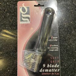 GROOMAX Cat Soft Grip Rake Blade Dematter Mat Tangle Grooming Tool