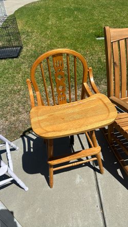 Rustic High Chair