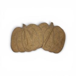 Sigrid Olsen Burlap Neutral Pumpkin Shaped Fall Placemats Set Of 2 Farmhouse
