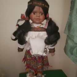 Native American Porcelian Dolls