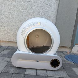Automatic Litter Box, Upgraded Robot Self Cleaning Litter Box