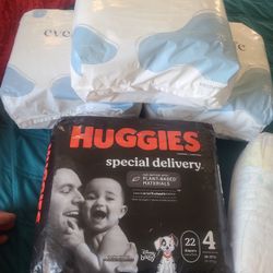 127  PAÑALES NÚMERO #4 POR SOLO $25