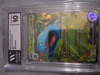 Pokemon Japanese venusaur EX graded 10