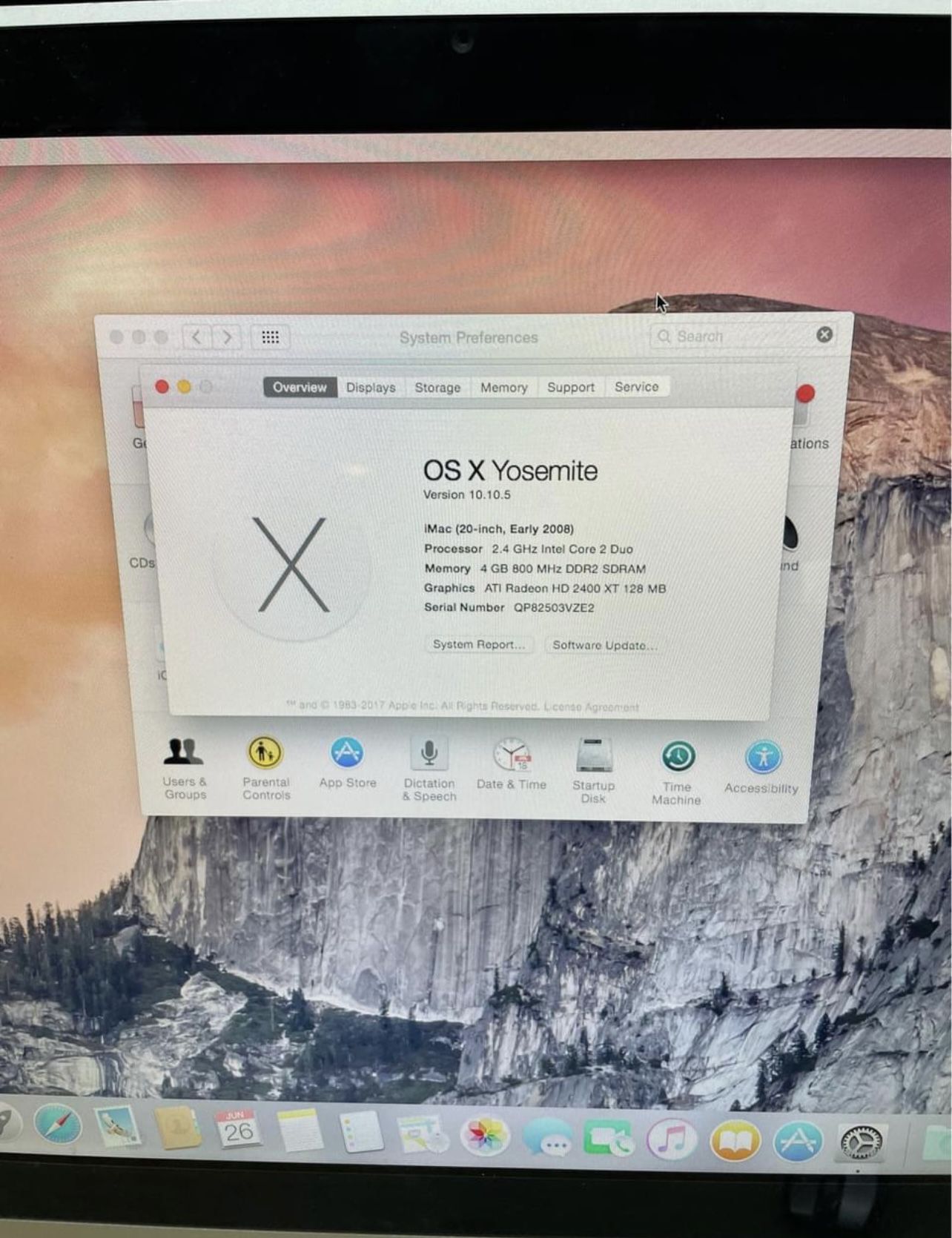 iMac 10.10 Yosemite
