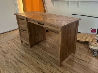 New light brown desk