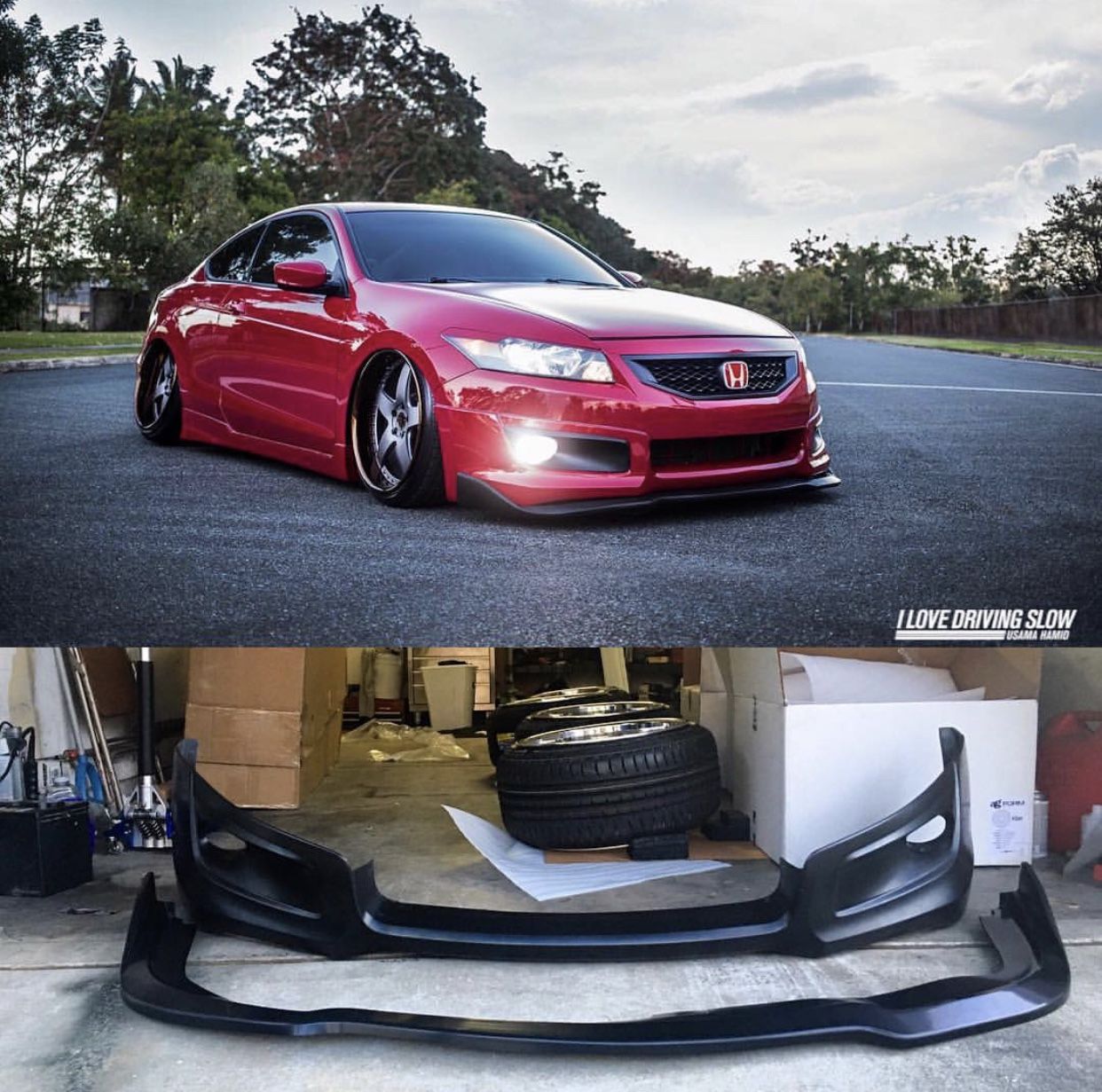 Honda HFP Front lip, Splitter & Side Skirts (8th gen accord coupe)