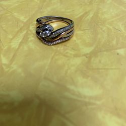 Engagement Ring And Band