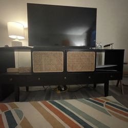Black Modern Media Console