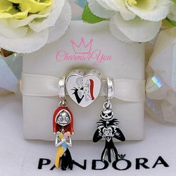 "3" Adorable Charms 925 silver for Pandora moments bracelet.