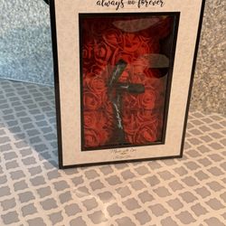 Red Fake Rose Bear