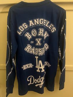 Los Angeles Dodgers Born X Raised Long Sleeve T-Shirt Shirt Size Small New With Tags Official MLB Merchandise