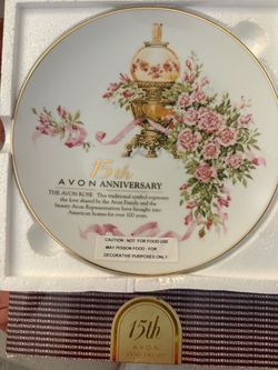 Avon 15th Anniversary Decorative Collector Plate