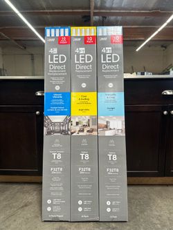 Feit Electric 18-Watt 4 ft. T8 G13 Type A Plug and Play Linear LED Tube Light Bulbs (10-Pack)