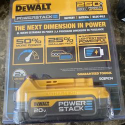 DeWalt Battery- Power Stack 20v