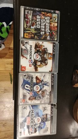 Ps3 games madden 12 13 14 GTA 1V