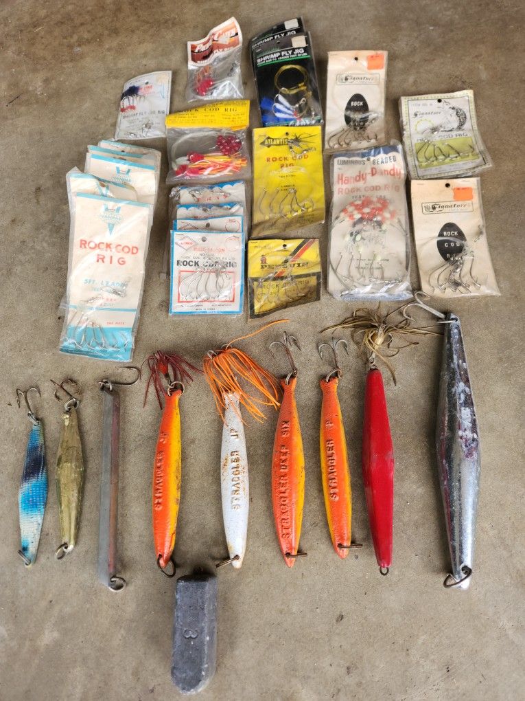 Rock Cod Jigs, Hooks, & Misc