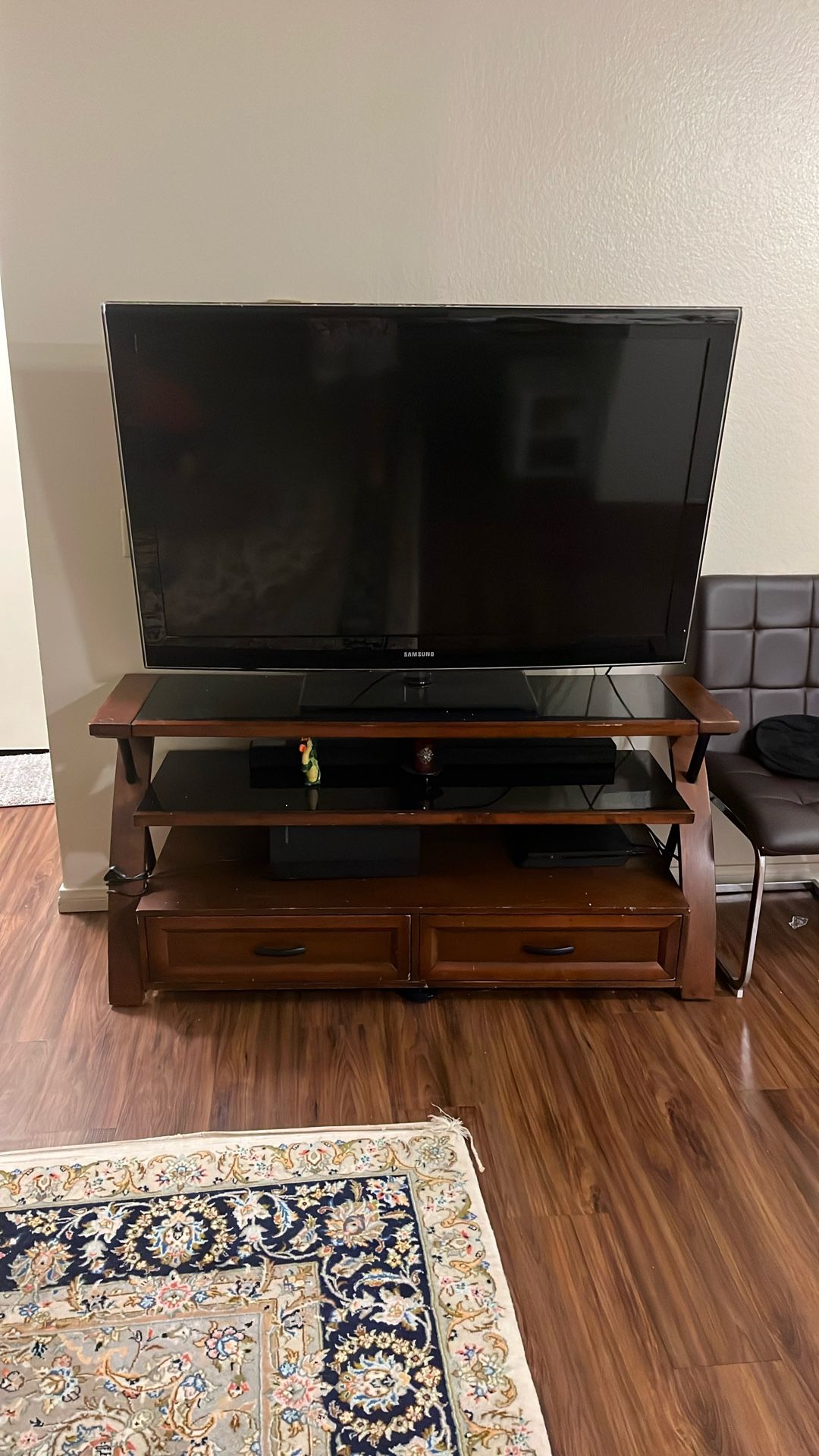 Samsung TV With A Stand