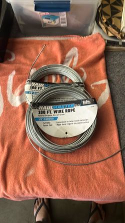 Aircraft Grade Wire Rope 1/8”DIA - 180-200FT
