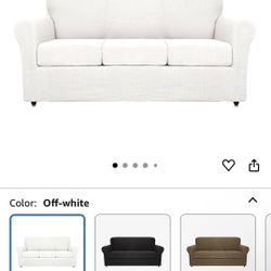 Off-white Sofa Cover 3-Seater NEW (orig. $148)