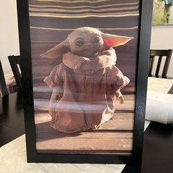 STAR WARS Comic Walls~YODA~3D Lithograph Poster Wall Hanging Art Decoration