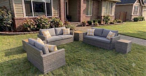 Two colors available high quality deep seating furniture patio furniture fully assembled inside the box brand new patio furniture ☑️🆕✅🚛🚎