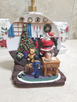 Christmas Decor Plate with Stand-*AS IS*