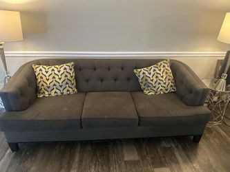 Love seat and couch with chair