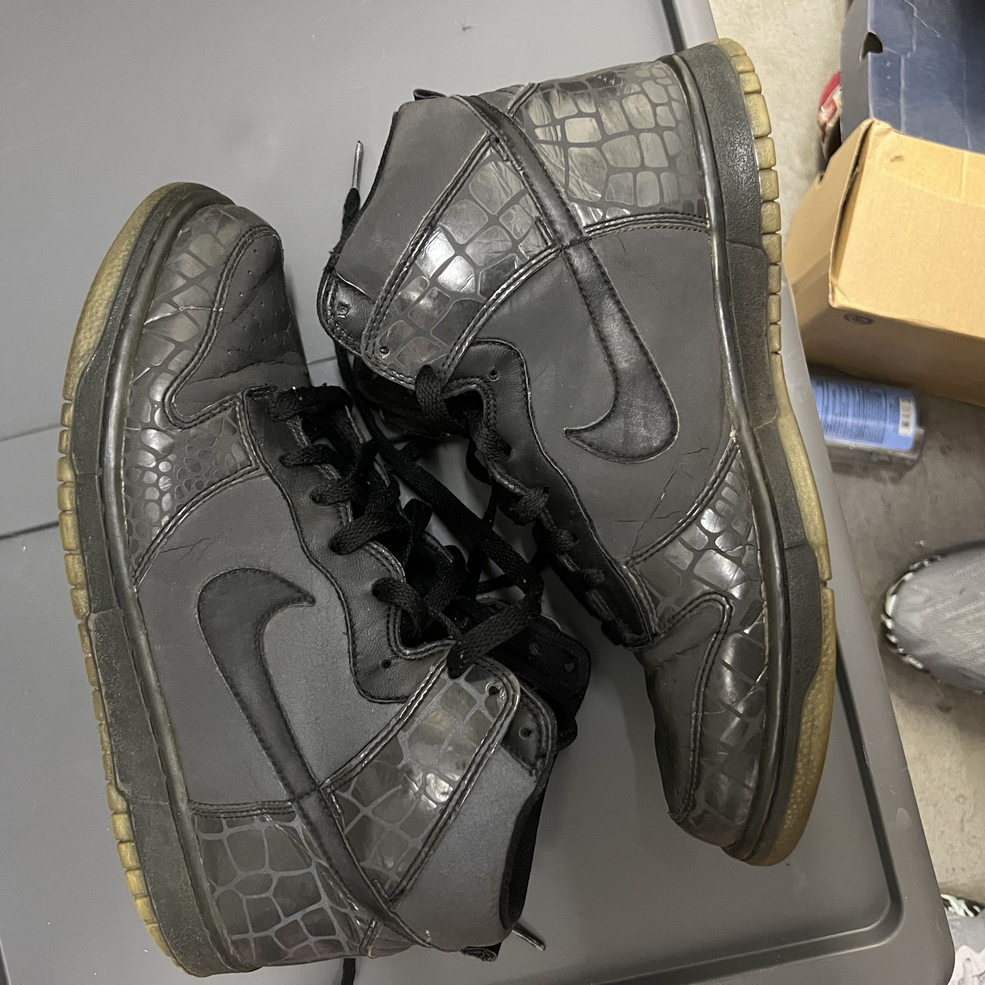 Nike Dunk High Reflective Croc Size 11 for Sale in South