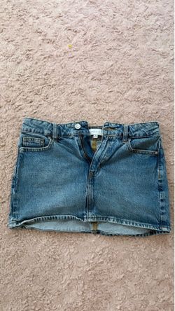 Pacsun blue denim mini skirt