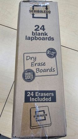 24 Dry Erase White Lap Boards
