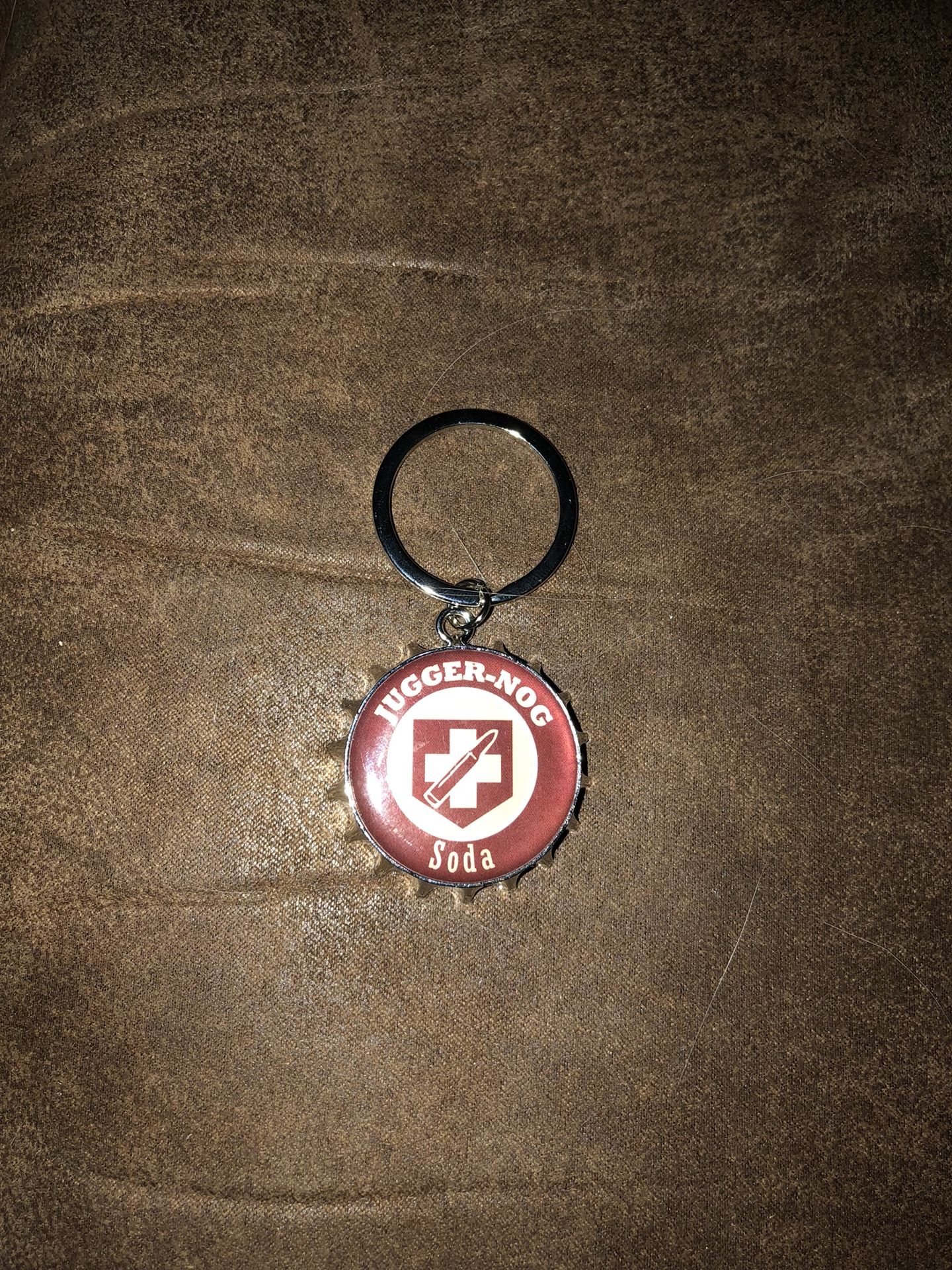 Juggernog bottle opener keychain